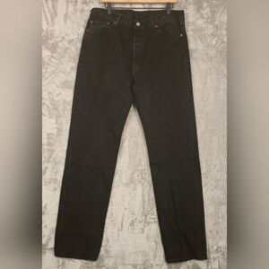 Levi's x Denim Tears 501 DT Plain Black Jeans.